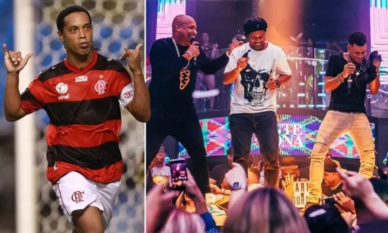 Ronaldinho ăn chơi với cuộc sống xa hoa