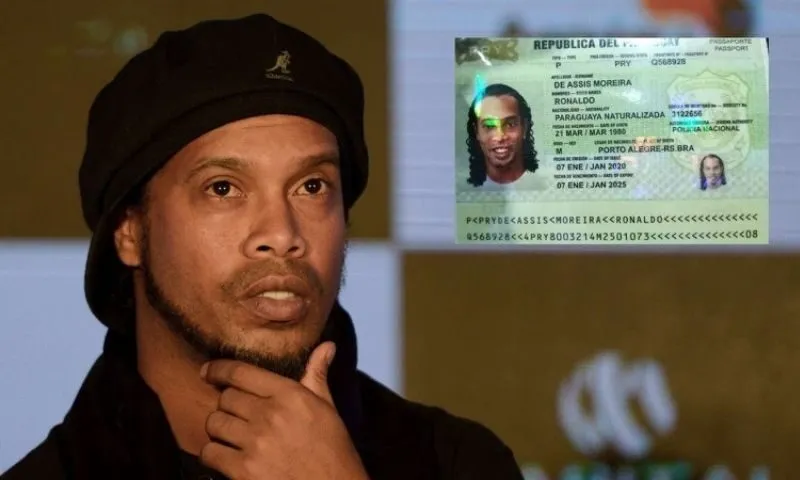 Ronaldinho bị bắt vì tội gì?